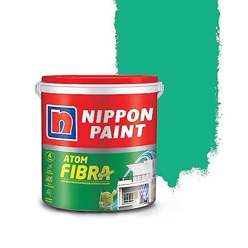 Image of Nippon Paint Atom Fibra 2 In 1 Interior & Exterior Emulsion (Spanish Quilt, 1 L)