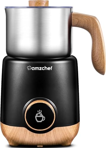 AMZCHEF 8 in 1 Electric Milk Frother for Latte, 550W Automatic Frother and Steamer with 600ml Detachable Cup, Hot and Cold Milk Machine, Hot Chocolate and Nut Milk Maker with Induction Heating - Image 4
