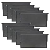 witbee 10 Pack Plastic Beekeeping Frame with Beeswax Coating Foundation Sheets, All-in-One Frame and Foundation, Deep Beehive Frame for Beekeeping 9-1/8-Inch, Black