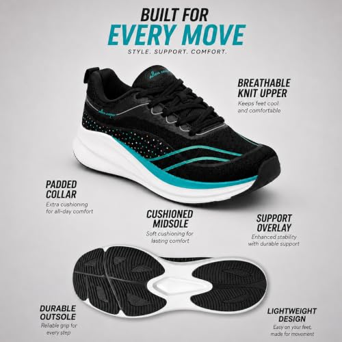 Image of Allen Cooper Training,Road Running,Cricket,Gym,Sports Comfortable Extra Max Cusion with Memory Foam Insole Running Shoes for Men(601|Grey /Black-Olive-Sizes 6,7,8,9,10)