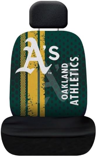 FanMats 32147: Oakland Athletics Rally Seat Cover - Full Print Design - 1Pc