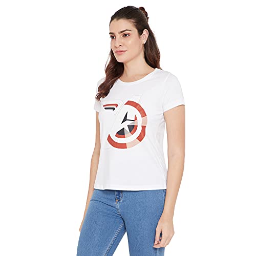 Image of Marvel Women Round Neck Short Sleeves T-Shirt