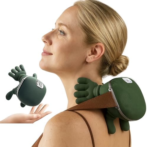 Neck Massager with Fingers, Shiatsu Neck and Back Massager, 3-Spe...