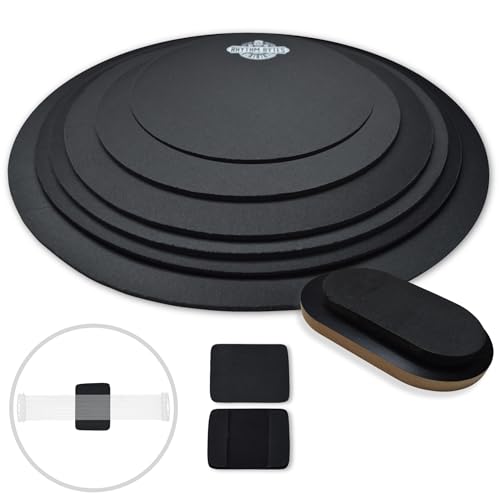 Rhythm Bytes 8-Piece Drum Mute Pads Set