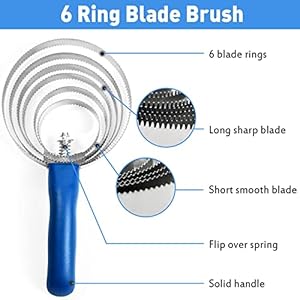   Dog-Dematting-Tool-Grooming-Brush-Deshedding-Comb-for-Large-Dogs-Super-Easy-Model