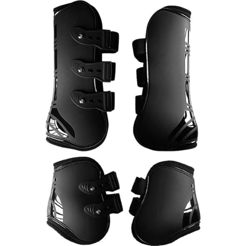 Bottes de support de cheval de saut d'obstacles ouvertes devant 4pcs - 2