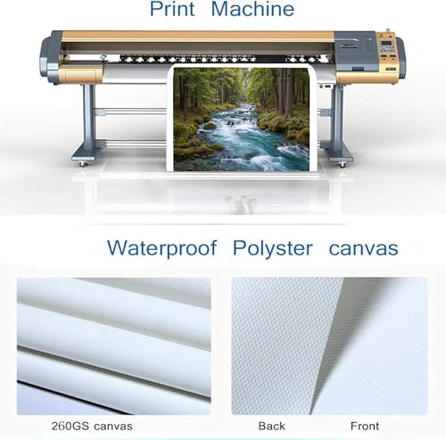 Clear stream paysage forestier impression sur toile luxe