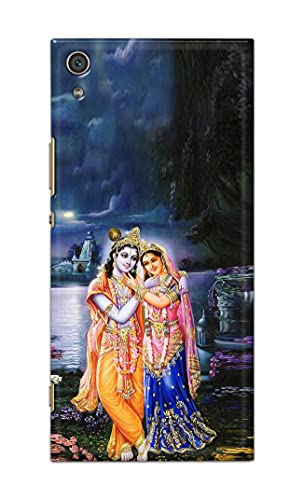 Image of Printed Hard Back Cover Case for Sony Xperia XA1 Ultra Back Cover (Radha Krishna) -1803
