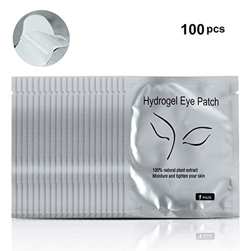 100 Paio Gel Cerotto/Maschera Dei Occhi,Eye Mask l'occhio Gel Patches,Strumenti Di Bellezza Da Ciglia Finte,Benda Sull'Occhio Del Collagene