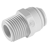 IPW Industries Inc, Quick Connect Hose Fittings - Polypropylene Male Connector, Push to Connect Fittings - 1/2