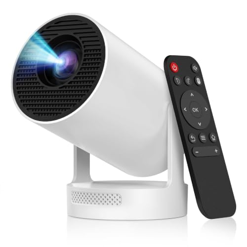 Image of [Motorized Focus] Mini Projector with 4K Support, Bluetooth 5.4 and WiFi 6