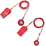 2pcs Treadmill Magnet Safety Keys, 2 Styles Treadmill Magnetic Key Replacement Round Universal Running Machine Emergency Stop Safety Switch Parts Accessories