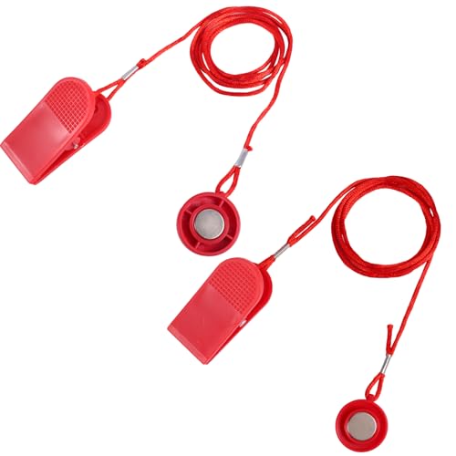 2pcs Treadmill Magnet Safety Keys, 2 Styles Treadmill
