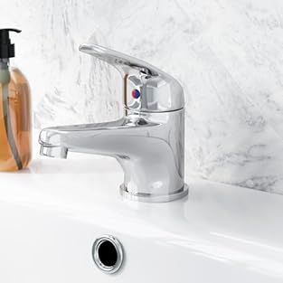 Diffuser fitted in the spout for non-splashing spray Ceramic Cartridge - assure lifetime drip free and allowing exact control the water flow and temperature Exceptional build quality and finish. Highly polished 3 layer PVD chrome finish, create a sil...