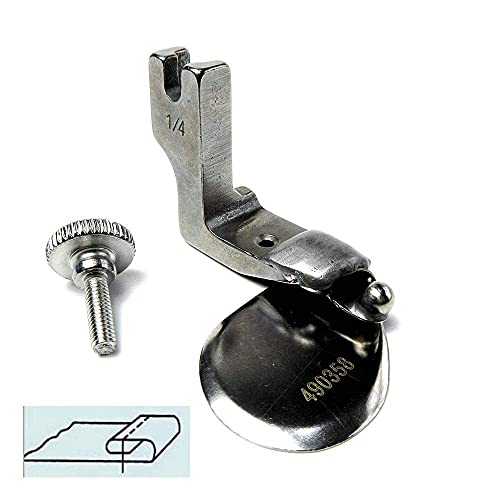 Pie de dobladillo tipo bola doble para máquina industrial miniatura 4
