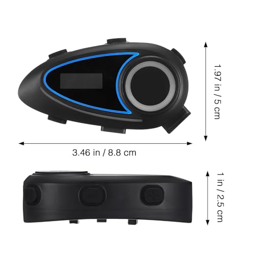 Auriculares para casco manos libres con microfono impermeable para moto 2