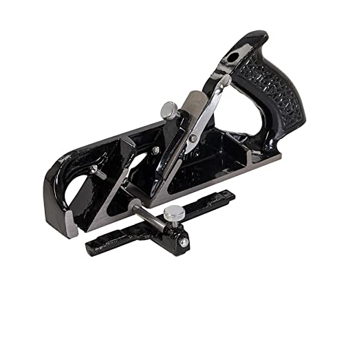 Dapetz ® Duplex Rebate Plane Woodworking Plane, Wooden Carpenter Woodcraft Tool, Perfect for Woodworking, 38 X 2mm Blade Guided by Adjustable Fence On 2 Guide Rods