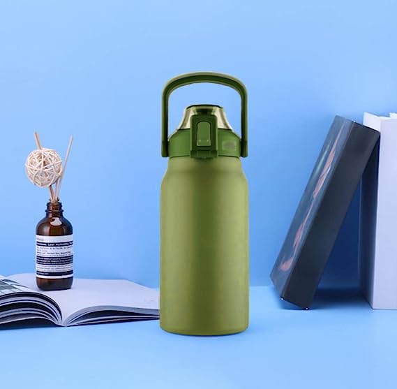 ProBytes Thermal Water Bottle, Stainless steel Infuser Bottle, 32oz Sports Bottle with Portable Handle - Image 2