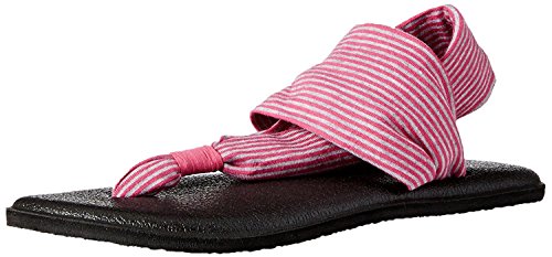 Sanuk Kids Girls' Y Yoga Sling Burst, Fuchsia/Purple...