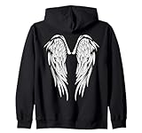 Ali d'angelo #2 sul lato posteriore Felpa con Cappuccio