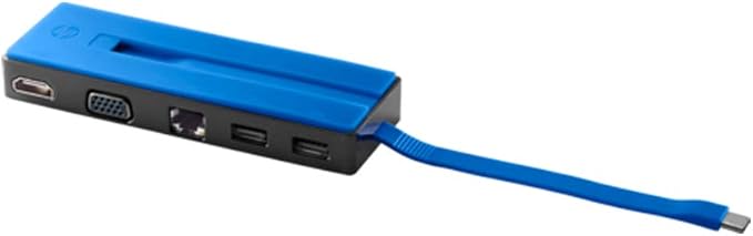 HP USB-C Travel Dock - Hub con HDMI, VGA, Ethernet y USB miniatura 4