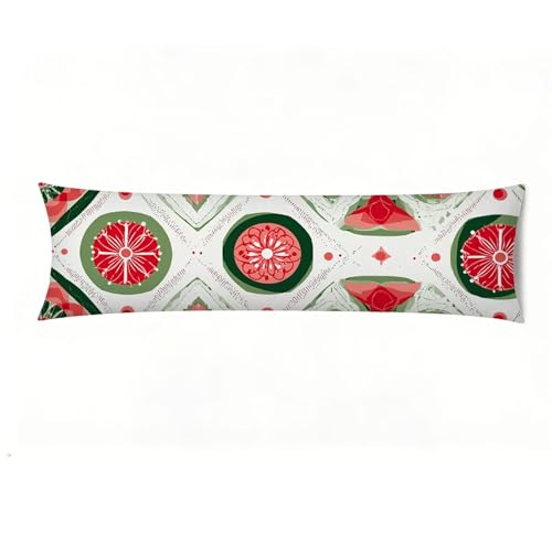Image of Bolster Pillow Cases, Linen Body Pillowcase 16x57 inch- Extra Long Body Pillows Cover, Durable Decorative Cushion Case with Long Hidden Zipper for Bedroom, Side Sleeper PillowWhite nationality E0-19