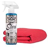 Chemical Guys Streak Free Window Clean Auto Glass Cleaner Bundle with Waffle Weave Microfiber Towel...