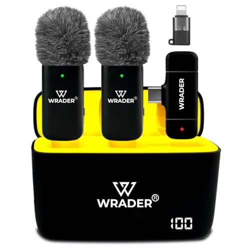 Pro-Grade 360° Omnidirectional Dual Wireless Mic with Fur Noise R...