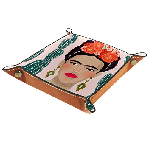 DJROWW Frida Kahlo - Bandeja Almacenamiento Llaves
