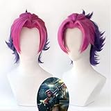 AEQPUIYE Heartsteel Kayn Cosplay Wig: Heat Resistant Synthetic Wig, Adjustable Size (54-61cm), Unisex, Standard Cap Size