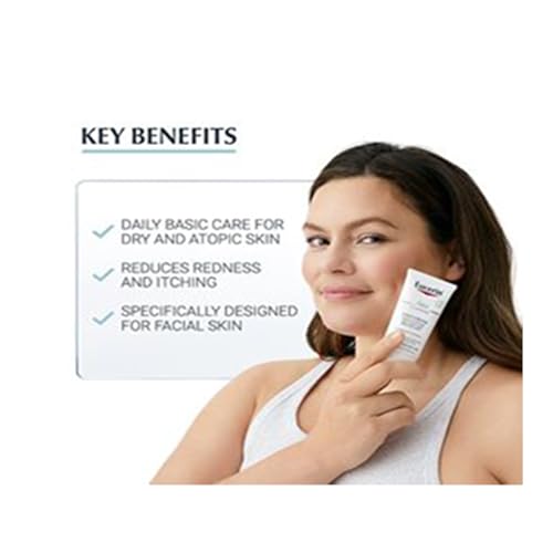 Eucerin AtoControl Face Care Cream for Reduces Redness and Itching 50ml, White, 50 ml (Pack of 1) - Image 3