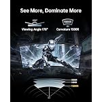 KTC 24 Inch Curved 240Hz Gaming Monitor, FHD 1500R Curved Computer Monitor 1080P, 3000:1 Contrast, Adaptive Sync, HDR, MPRT 1ms, HDMI DisplayPort, Low Blue Light, Tilt, VESA Mount, H24S17P - Image 3