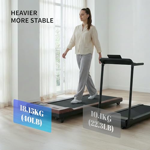 Image of Walking Pad Treadmill for Home Office,2 in 1 Under Desk Treadmill 2.5HP Low Noise Portable Treadmills with Remote Control and LED Display, Compact Treadmills,Walking Jogging Running Machine