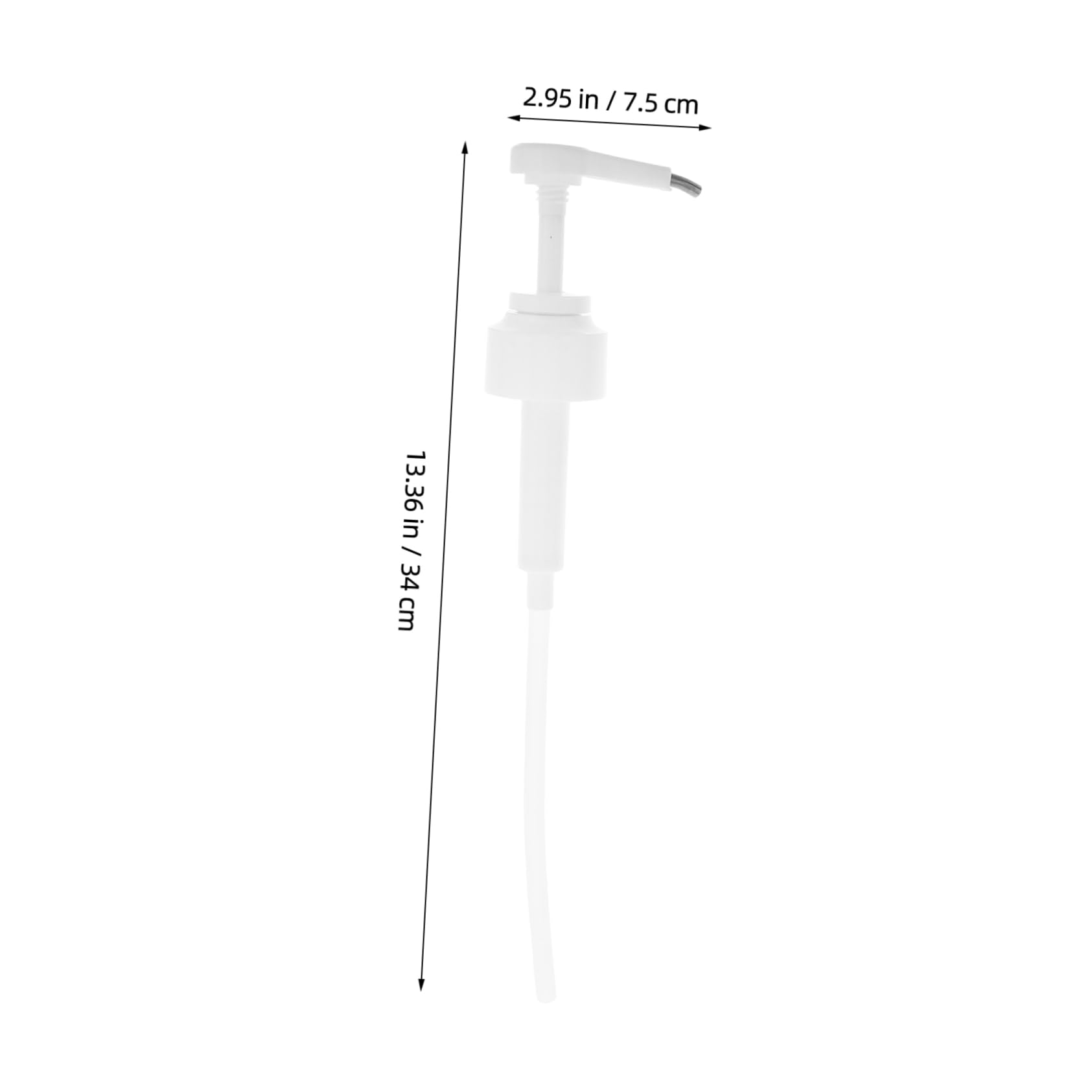 OFFSCH Accurate Portioning Oyster Sauce Pump Condiment Bottle Squeeze Nozzle Home Kitchen Tool