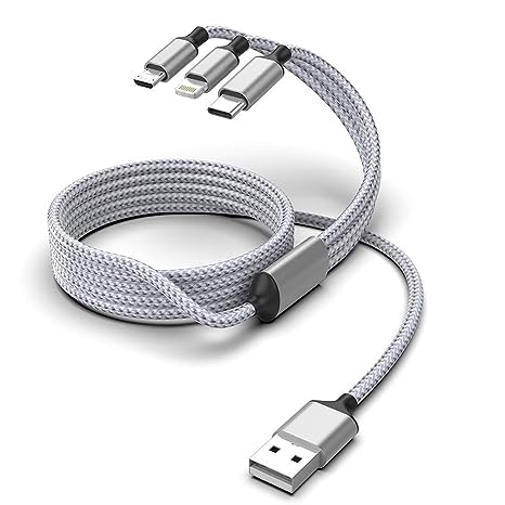 NIXST Original USB Cable Multi Pins Charging Cables 3 in 1 Magnet Head Data Cable Compatible with All iOS, Android & Other Devices (B0CDFCPN7F) Amazon Price History, Amazon Price Tracker