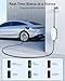 EVDANCE Level 1&2 EV Charger, Electric Vehicle Portable Charger with 25FT Cable, Home EV Charging Station for J1772 Electric Cars, 12A 120V/16A 240V, NEMA 5-15 & NEMA 6-20 Plug
