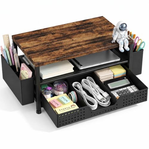 LEKETREE Wood Desk Organizer Riser
