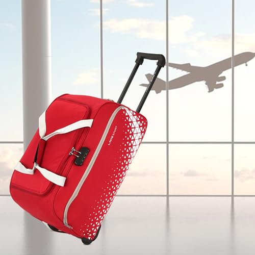 Image of Lavie Sport 62 cms Anti-theft Arrow Wheel Duffle Bag | (Red)