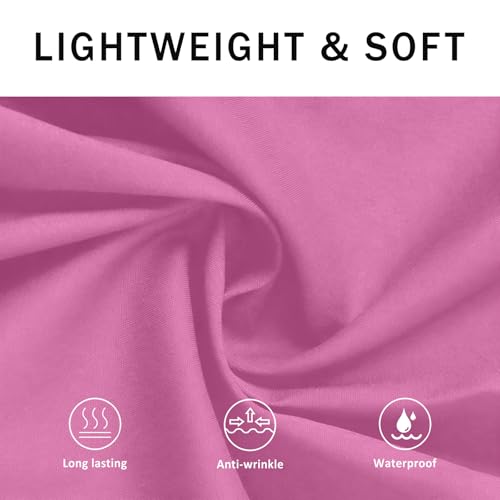 Image of BOHARERS Pink Waitress Apron for Women with 3 Pockets - Durable Server Aprons for Restaurant Waterproof Oilproof