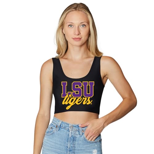 Image of Lojobands Women's College Gameday Outfit Tank Top Tailgate Crop Top One Size Fits Most