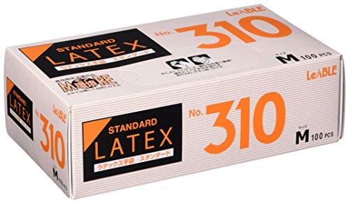 リーブル ラテックス手袋 スタンダード (粉付) No.310 Mサイズ (100枚入)