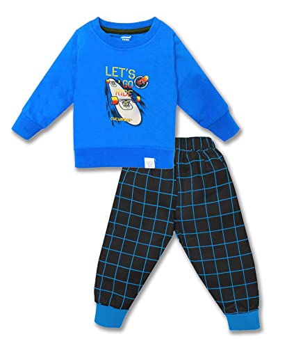 Image of CUCUMBER Full Sleeves T-Shirt and Pajama Set Casual Suit for Kids Boys and Girls Unisex (Pack of 1)