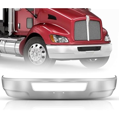 Chrome Bumper Fits Kenworth T370 Front Bumper OE Replacement T370 Semi Trucks (Chrome) Cover