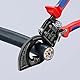 KNIPEX Kabelschneider (Ratschenprinzip) in Blister mit Mehrkomponenten-Hüllen schwarz lackiert 250 mm, 95 31 250