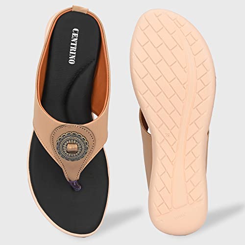 Image of Centrino Women Thong Sandals & Comfortable Ortho Care Sandal For Ladies | Fashion Wear Sandal & Chappal | Soft Cushioned for More comfort (2854)