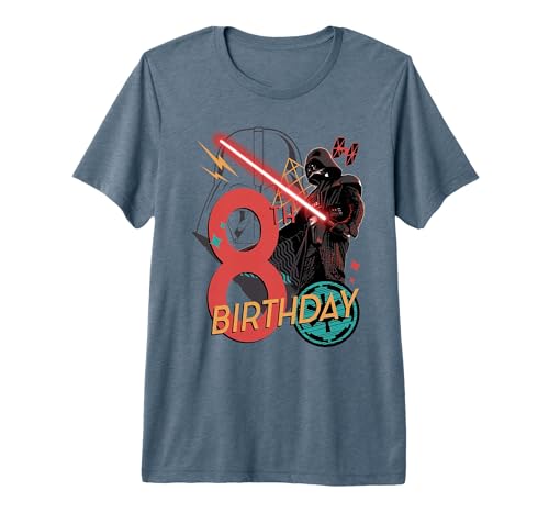 T-shirt Premium Star Wars Darth Vader 8 Ans au Design Abstrait Élégant