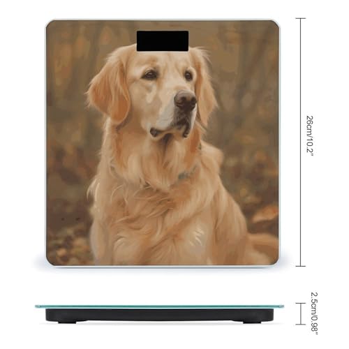 Báscula digital Golden Retriever para peso corporal miniatura 2