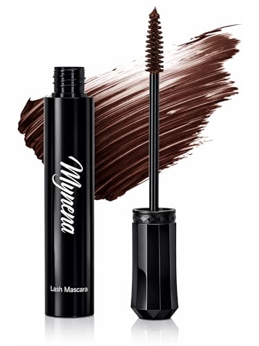 Image of Mynena Coffee Brown Lash Tubing Mascara | Smudge-Proof Flake-Free Long Lasting Lightweight Eyelash Extension Effect | Lengthening Defining Curling Buildable Formula Eye Makeup