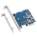 QNINE PCIe to MSATA SSD & SATA3.0 Combo Expansion Card, PCI Express Controller Mini SATA SSD Adapter for PC Desktop with Low Bracket