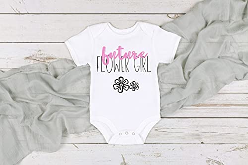 Future Flower Girl Baby Bodysuit for Wedding Announcement2